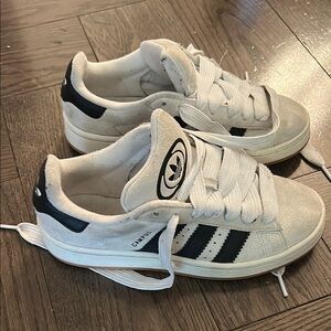 Adidas White and Black Sneakers